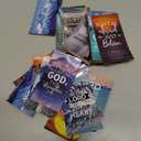 Blosssound 60 Pcs Inspirational Christian Magnets with Bible Verses Religious Refrigerator Magnet Motivational Quotes Fridge Scripture Positive Gifts for Home Office School Locker Decor(Scenery)