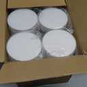 16 OZ Plastic Jars with Lids, 12 Pack Clear Plastic Slime Containers for Kitchen and Household Food Storage of Dry Goods, Creams and More, Included Extra Label and A Pen