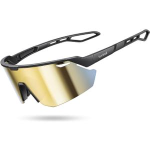 Lamicall 24g Polarized Sports Sunglasses for Men Women - UV400 Protection Sun Glasses for Baseball Running Cycling Driving