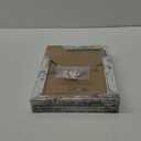 Hongkee 5x7 Picture Frame Set of 2, Made of Real Glass and Distressed White Wooden Frame - Display Pictures 4x6 with Mat or 5x7 Without Mat, 5 by 7 Photo Frame for Wall or Tabletop Display