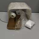 MidCentury Modern Linen Wall Sconce Light, Minimalist Square Wall Mount Lamp, DampRated Fabric Sconce for Hallway, Bedroom, Living Room, Corridor