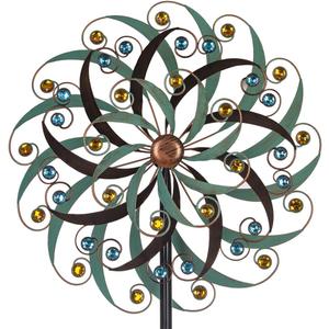 Stargarden Large Metal Wind Spinners for Outdoor, Metal Yard Art Wind Sculptures & Spinners for Yard and Garden Decorations (20x80 Inches)