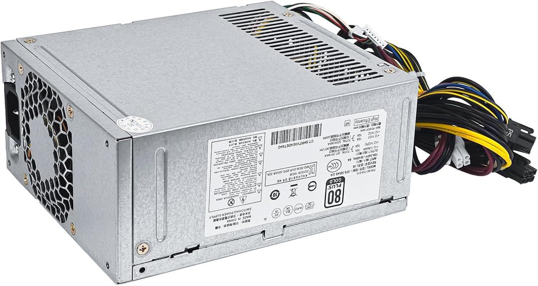 Upgraded L05757-800 DPS-500AB-32 A 500W Power Supply PSU Compatible with HP EliteDesk Z2 G4 800 880 600 G3 G5 L05757-800 901759-013 DPS-500AB-36 A L07304-003 901759-001 Power Supply