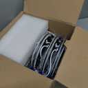 Ensenior 6 Pack 6 Inch LED Recessed Light, Dimmable, 2700K-5000K 5CCT, 1200LM High Brightness, 12W 120V, Damp Rated, Ultra-Thin Canless Wafer Light, Black - ETL & FCC & IC