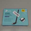 TP-Link AC600 USB WiFi Adapter for PC (Archer T2U Plus)- Wireless Network Adapter for Desktop with 2.4GHz, 5GHz High Gain Dual Band 5dBi Antenna, Supports Win11/10/8.1/8/7/XP, Mac OS 10.9-10.14, Black