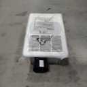 Delta Breez Bathroom Exhaust Fan with Light, Heater & Thermostat, Radiance, 80 CFM, White