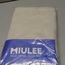 MIULEE Cream Beige Blackout Curtains for Bedroom Living Room 63 Inches Long 2 panels, Thermal Insulated Room Darkening Drapes Solid Grommet Top Noise Reducing Light Blocking Window Curtains 40x63 Inch