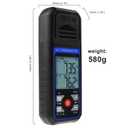 Dual-Channel K/J Thermocouple Thermometer with 4 K-Type Thermocouples -328F ~ 2501F Measurement Range HVAC Temperature Meter Gauge with Data Hold, MAX/MIN/AVG, Hi/Lo Backlit Alarm, ADJ Compensation