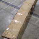 FREDBECK 36in x 80in Glass Barn Door Glass Door with 6.6FT Barn Door Hardware Kit & Handle Included,5-Panel Frosted Glass, Water-Proof Surface,Pre-Drilled Holes,Need Assembly