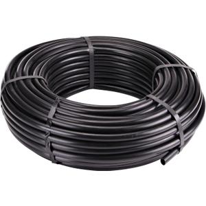 Raindrip 052020P 1/2-Inch Drip Irrigation Water Supply Tubing, For Garden Irrigation Drippers, Emitters, and Systems, Black Polyethylene