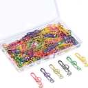 Outus 100 Pcs End of Year Teacher Gifts Music Teacher Appreciation Gifts Musical Paper Clips 6 Colors Metal Musical Notes Clip Treble Clef Paper Clips for Classroom Reading Bookmark Office School
