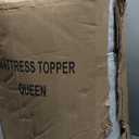 WhatsBedding 5 Inch Memory Foam Mattress Topper Queen for Pressure Relief, 100% Cotton Cover, Comfort Supportive Pillow Top Mattress Topper, 2000GSM Fluffy Shredded Memory Foam Filled