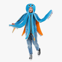 fun shack Adult Octopus Costume - Sea Creature Halloween Outfit for Parties, Events, and Themed Celebrations
