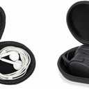 Ginsco Foldable Headphone Case + Mini Hard Shell Case Bundle