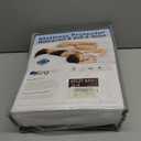 Kingnex Waterproof Split King Mattress Protector for Adjustable Beds Soft Cooling Bamboo Viscose Jersey Fitted Matress Cover