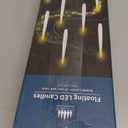 LUSHARBOR Floating Candles with Wand, 20 Pack 2 Wands Halloween Magic Hanging Candles Flameless Floating Candles Battery Operated for Halloween Decorations Gift Idea