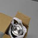 LARS NYSM Stainless Steel Insulated Water Bottle 12oz 17oz 25oz 34oz 51oz | Insulated Thermo Flask for Hot and Cold Beverages | Leakproof Drinking Bottle (Carbon Black, 17oz) (16.9 Ounces)