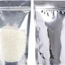 200 Pack 6x9 Mylar Bags for Food Storage and Resealable Stand-up Bags for Small Business Packaging Supplies (sliver)