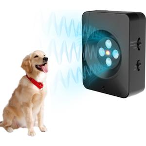 iMeshbean Anti Barking Device, Upgraded Auto Dog Bark Control Devices with with 3 Adjustable Ultrasonic Level Control Modes, Effective Stop Dog Barking Control Devices Up to 33 FT for Indoor Outdoor