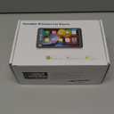 Portable Wireless Carplay Car Stereo, 7" HD Touchscreen for Car with Apple CarPlay & Android Auto with Backup Camera/Mirror Link/Voice Control/Bluetooth/GPS/AUX/FM Satellite Radio for All Vehicles