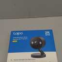 Tapo 2K+ Indoor/Outdoor Wired Security Camera - Person/Pet/Vehicle Detection, Baby Monitoring, Color Night Vision, IP66 Weather Resistant, Subscription-Free Local Storage or Optional Cloud, C121 (Black)