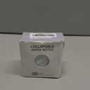 Collapsible Water Bottle, Camping Cup With Carabiner, Reuseable Silicone Foldable Leak Proof Portable Sports Travel Water Bottles For Outdoor, Travel Gym Hiking, BPA Free, Cycling Cups with Carabiner (Pink)