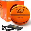 Silent Basketball Size 7 (29.5) | 450g Quiet Basketball Dribbling Indoor Soundless Ball  Deep Grooved, Realistic Bounce Feel, Never Compressed