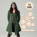 Sewing Patterns for Women's Hooded Tunic in 12 Sizes(XXS-7XL), Multi-Size trimmable, Gift for Sewing Enthusiasts. The kit Includes Full-Color HD Step-by-Step tutorials