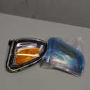For 2001 2002 2003 2004 Toyota Tacoma Pair Driver and Passenger Side Turn Signal/Side Marker Light w/Bulbs TO2520161 TO2521161 | 81620-04080 81610-04080 ;w/Chrome Bezel