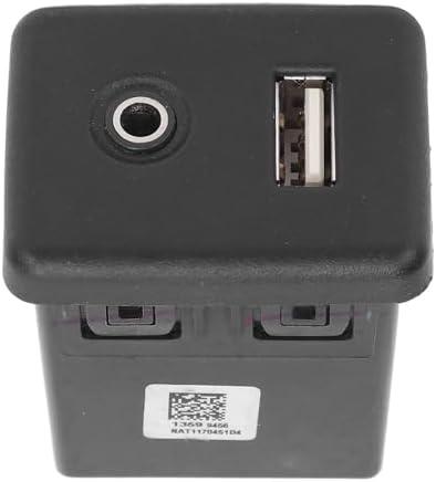 AUX USB Jack Port, AUX USB Interface Socket Jack Smoother Driving Safe Connection 13599456 for Malibu EG3 2012 to 2018