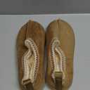 bebealy Genuine Suede Fuzzy Slippers for Women Winter Warm House Shoes Cozy Mini Boots for Indoor Outdoor, Size 40