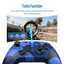 BETMI for Wireless Xbox Controller with Macro Programmable/Turbo/Remappable/Dual Vibration/with Adapter, 2.4GHz Gamepad Compatible with Xbox One, Xbox Series X/S, PC (Blue)