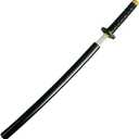 Set of Two 26 1/2 Inch Japan Samurai Pu Foam Blade Anime Sword Ninja Katana, Play, Fencing, Fun, Birthday, Halloween