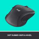 Logitech M510 Wireless Mouse, 2.4 GHz with USB Unifying Receiver, 1000 DPI Laser-Grade Tracking, 7-Buttons, 24-Months Battery Life, PC/Mac/Laptop - Graphite