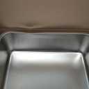 Stainless Steel Cat Litter Box for Adult Cats or Kitty/Kitten 19.5"x13.6"x6" Rust-Proof, High Side, Non Stick, No Smell, Easy to Clean Metal Cat Litter Box