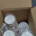 Amazon Basics to Go Hot Paper Coffee Cups with Lids, 12 oz, Caf Design, Disposable, 100-Count