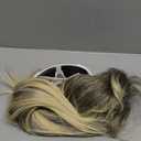 Men's 80s Mullet Wig, Synthetic Hair Wig, Ideal for Halloween Costumes, Retro Rock Parties, and Cosplay. (Blonde Mix Black)