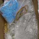 12 Pack 50ml/1.7oz Refillable Glass Perfume Spray Bottles, Empty Crystal Glass Fragrance Spray Bottles Bulk, Vintage Atomizer with Refill Tool for Travel, Home Decor(Pumpkin Gold)