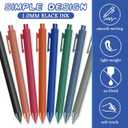 120 Pcs Ballpoint Pens Bulk Retractable Comfortable Writing Pens for Baby Shower Cute Back to School Supplies in Medium Point 1.0 mm for Office Teacher Student Bridal (Dark Vintage)