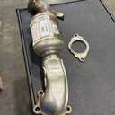 GM Genuine Parts 23355681 Driver Side 3-Way Catalytic Converter with Flanges, Brace, Gasket, and Studs