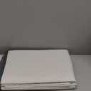 INOVADAY 100% Blackout Curtains for Bedroom, Black Out Curtains 84 Inch Long, Clip Rings Linen Blackout Drapes, Thermal Insulated Room Darkening for Living Room, 2 Panels - Beige, W50xL84