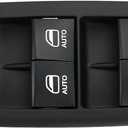 Master Power Window Switch for 2009 2010 2011 2012 Ram 1500,Ram 2500,Ram 3500.3 PINS + 10 PINS,OE# 4602863AD,4602863AC,4602863AB Driver Side Control switches(Green Light)
