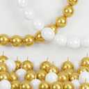 White and Gold Quick Link Balloons, 100PCS 10 Inch Small Baby Pink Linking Balloons for Making Balloon Wall Heart Arch Tails Balloon for Girls Wedding Birthday Baby Shower Engagement Party Decorations