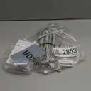 Surge Protector Power Strip 15 Ft Cord, Ultra Thin Flat Extension Cord with 8 Outlets 4 USB Ports(2 USB C), Flat Plug Power Strip, 15 Ft Long Braided Power Cord for Home, Office, Dorm Room Essentials (White & Grey)