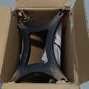 Firewood Kindling Splitter, Manual Log Splitter, Cast Iron Log Splitting Wedge, Heavy Duty Wood Splitter Tool with Cover (Black)