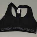 Calvin Klein Womens Modern Seamless Naturals Lightly Lined Bralette (X-Small, Black)