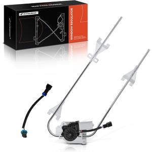 A-Premium Electric Power Window Regulator with Motor Compatible with International 5000, 5500i, 5600i, 5900i, 9200 SBA, 9200i SBA, 9400, 9400i SBA, 9900i SFA, 9900ix SFA, Front Left Driver Side