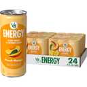V8 Energy Peach Mango Energy Drink, 8 fl oz Can (24 Pack) BBD: 07/22/24