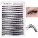 Pawotence Lash Clusters Natural 30D Cluster Eyelash Extensions 8-15mm Individual Lashes Cluster Wispy 280pcs Eyelash Clusters Lash Extension for Self Application (30D, 0.07D, 8-15mm)