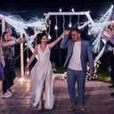Simgoing 24 Pcs Lighted Wedding Wands LED Tinsel Wands Light up Streamers Sparklers for Wedding Send Off and Exits Birthday Party Props Favors(White Tinsel)